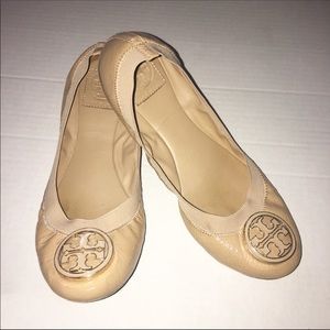 Tory Burch Patent Carolina Ballet Flats